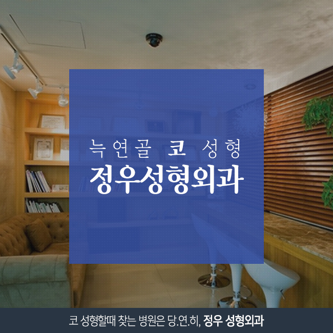  늑연골 코 성형 정.우.성.형.외.과