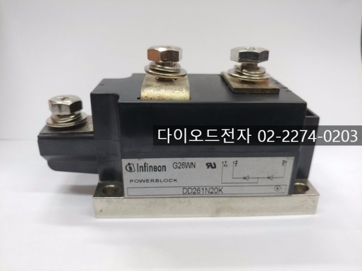 [판매중] DD261N20K / infineon 다이오드모듈