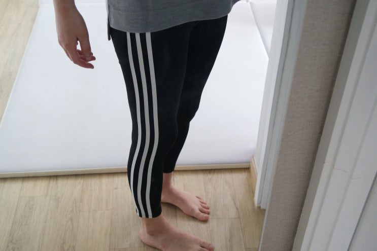  아디다스 손나은 레깅스 bq2072 아줌마 구매후기