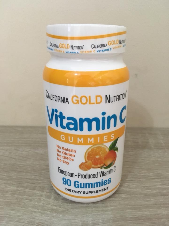 California Gold Nutrition, CGN, 비타민 C 거미스, 90 개입