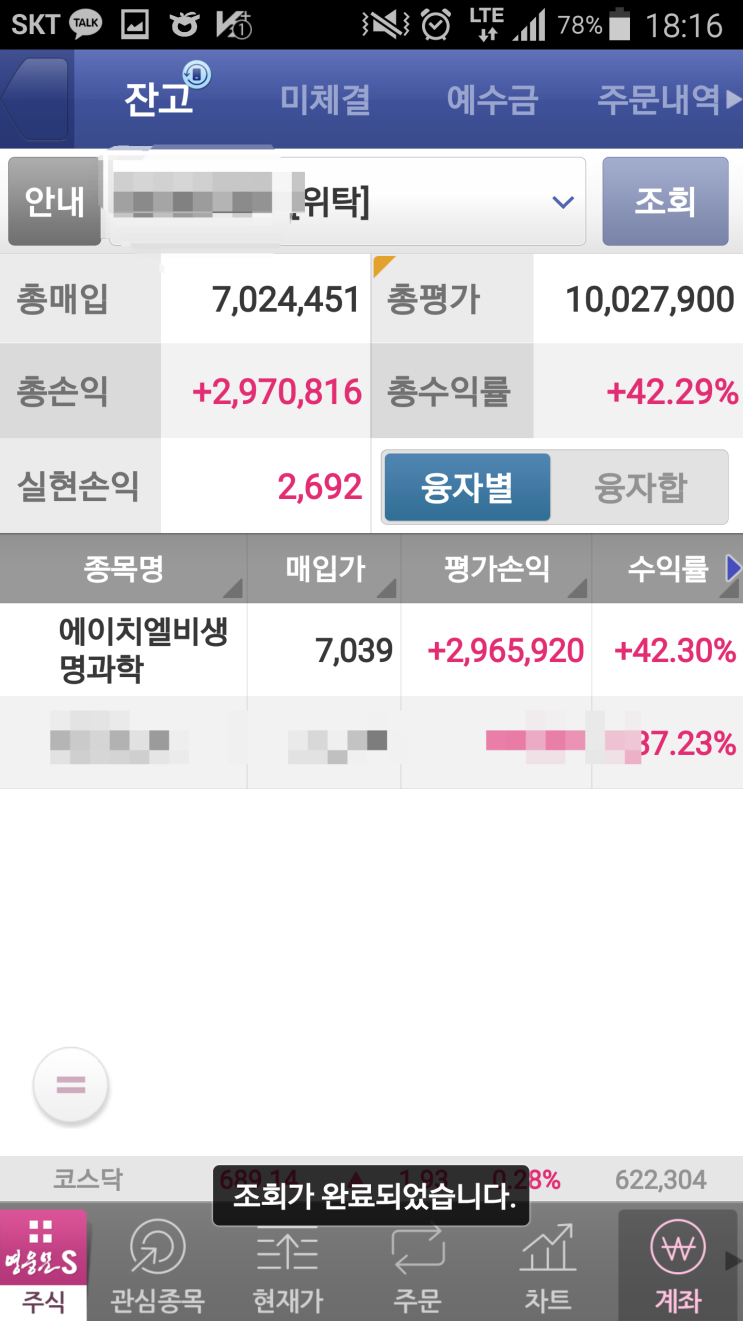  에이치엘비 생명과학 정정 공시 _ 40% 수익 매매일지