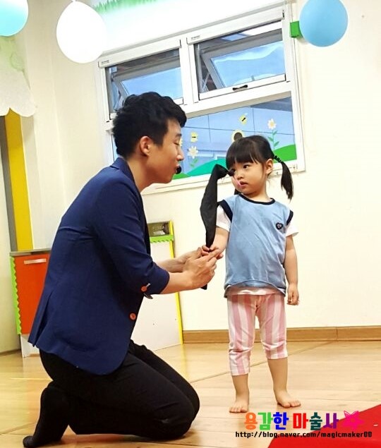  대구마술공연 ~! 논공스탠포트어린이집 마술 버블공연!