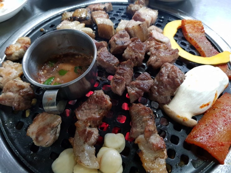  제주맛집 서귀포 산방산과 용머리해안근처 봉순이네흑돼지