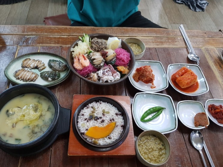  제주맛집 토평동 오가네전복설렁탕 비주얼실화