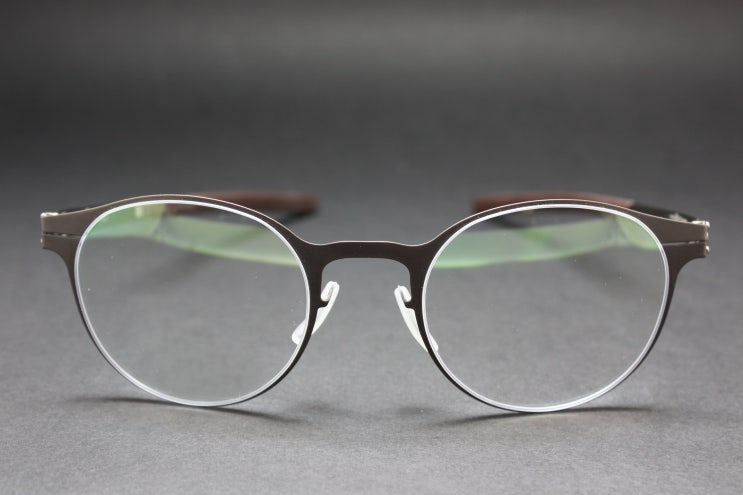  아이씨베를린 안경 BUS 125 Foxweg teak/bronze / 독일 원형 안경테 추천