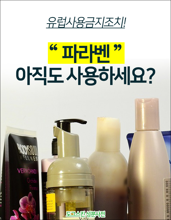  안전성논란 유해화학성분(1) 파라벤