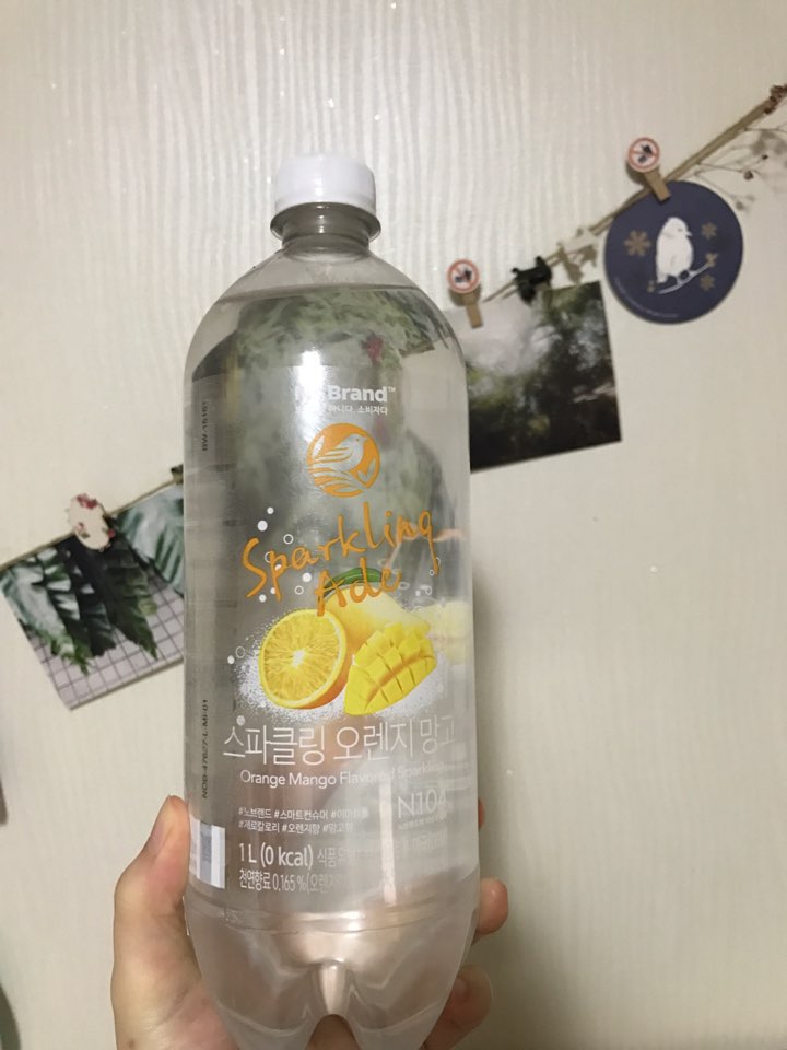 노브랜드 스파클링오렌지망고 : 0칼로리 스파클링에이드 노브랜드 스파클링오렌지망고 : 0칼로리 스파클링에이드