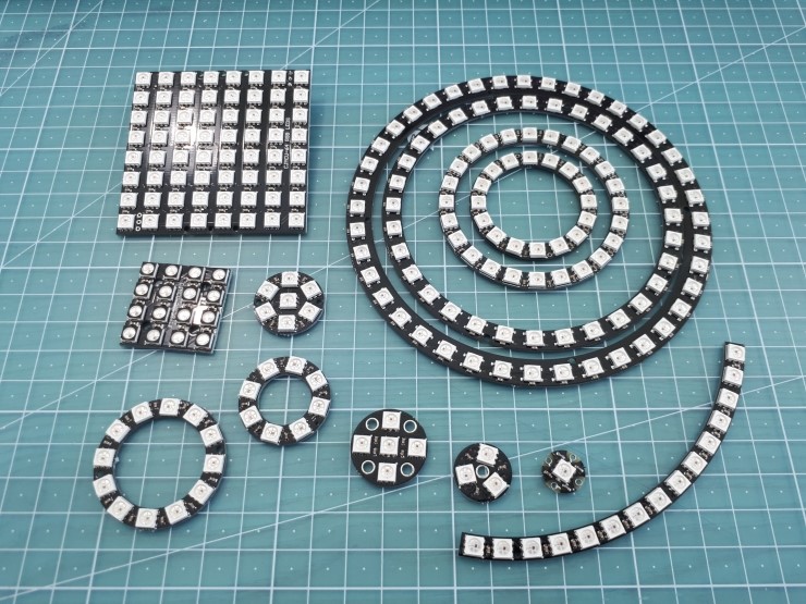  CJMCU WS2812 RGB LED 테스트 - 01