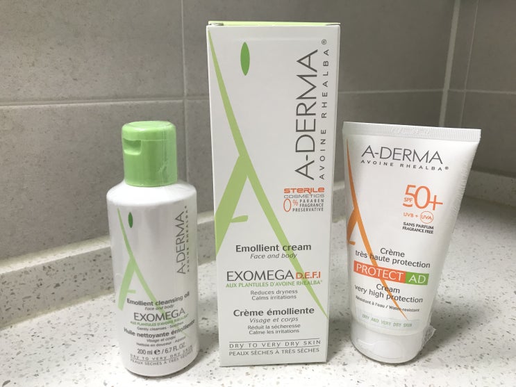  A-DERMA (아더마) 프랑스 화장품 아더마 엑소메가 크림&클렌저 건조하고 민감성 피부에 강추! (임산부, 신생아에게도 추천)