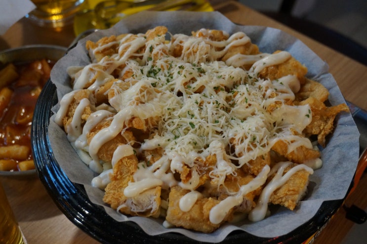  강남 논현동 맛집 치즈폭포 치즈퐁듀치킨