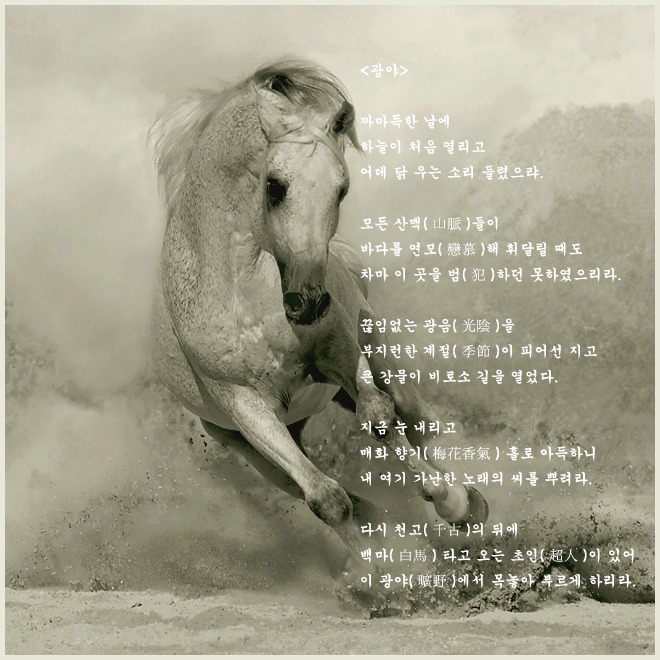  광야 - 이육사 (대한민국 대표 저항시인)
