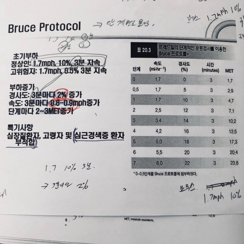 [트레이닝] 운동부하검사 종류, 기준치 /100body : 네이버 블로그