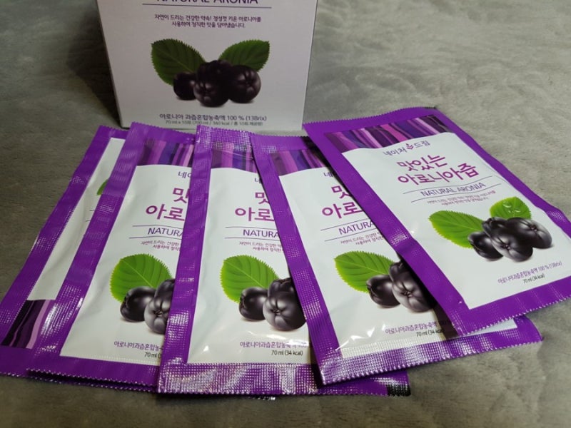 아로니아먹는법 아로니아즙으로 하루 한포
