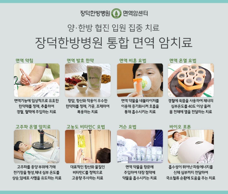 난소암한방병원 항암부작용케어 입원치료부터 면역치료까지 6