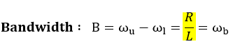 Bandstop filter(BSF, Series&Parallel RLC) : 네이버 블로그