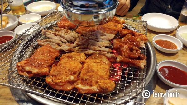 [신도림역 맛집] 닭목살소금구이 "강촌숯불닭갈비"