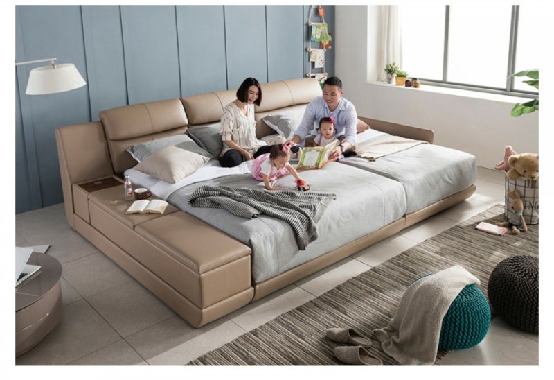 에몬스패밀리침대 : 가족침대 : 저상형침대 : 더블라떼로 4~5인 가족 넓게 사용하세여 :)