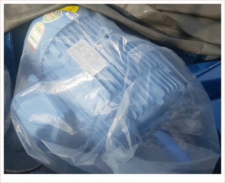  효성모터와 TEFC현대모터 전동기부품