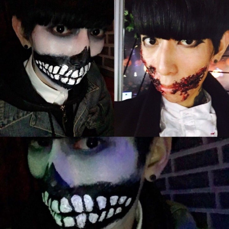  광주 상무지구클럽 코요테어글리 그린나이트에 할로윈 메이크업으로 클럽을 후끈~