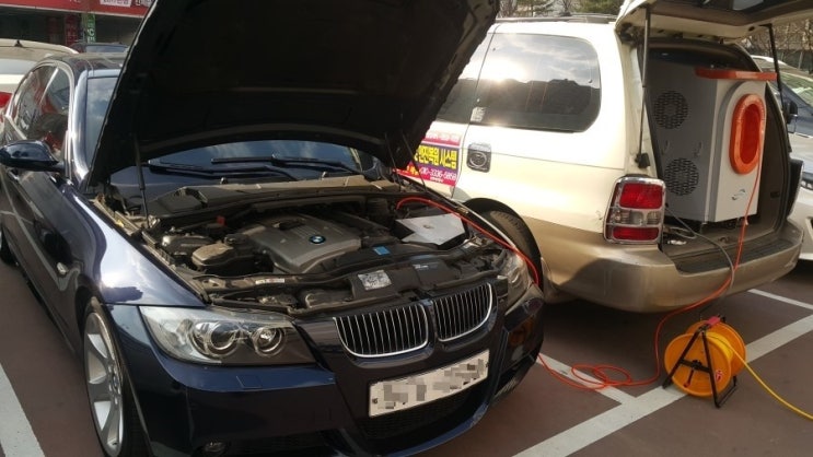  BMW 수소클리닝 작업사진 입니다.