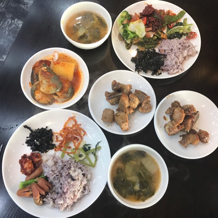  광주 쌍촌동 천변 백반맛집 "다복천백반" 퀄리티 실화임? 굿굿!