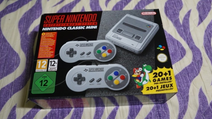 SNES classic 유럽판 개봉