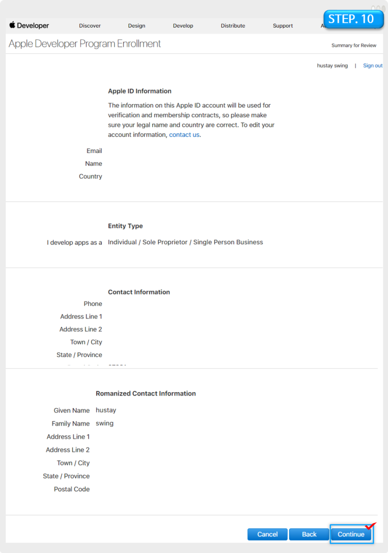 앱제작 스윙투앱 - 애플 개발자 계정 등록방법 : 네이버 블로그