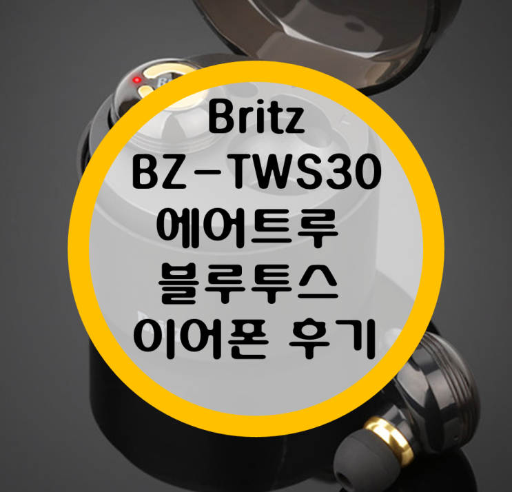 Britz BZ-TWS30 에어트루 블루투스 이어폰 후기 Britz BZ-TWS30 에어트루 블루투스 이어폰 후기