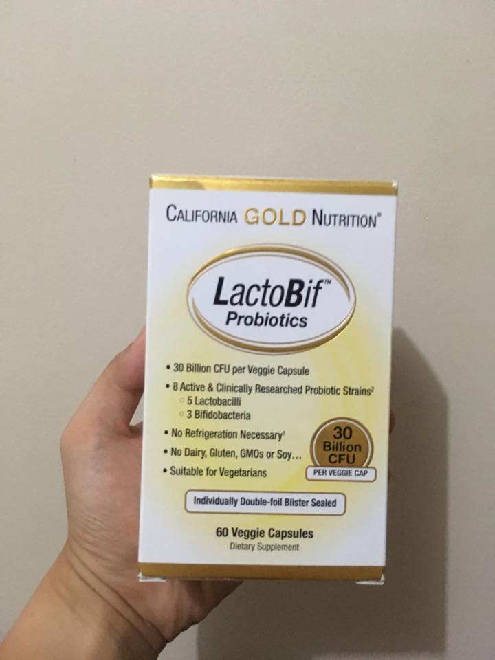 California Gold Nutrition, CGN, LactoBif 유산균, 300억 유산균 CFU, 60 베지켑슐