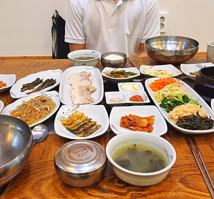  진주 시내 맛집 다들 수육 정식이 맛있는 집