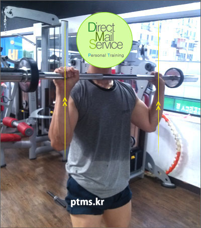 숄더 프레스, 바벨 (Shoulder Press, Barbell) 또는 덤벨로 여자 어깨 기본 운동