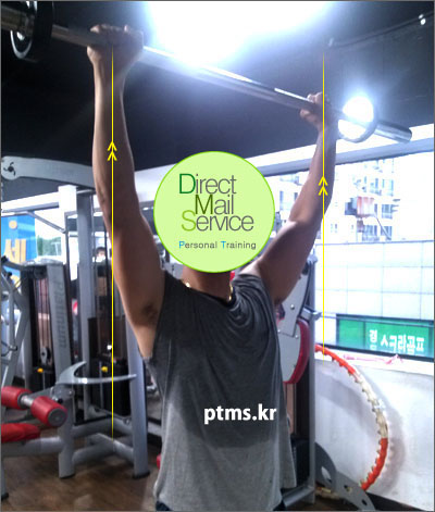 혼자 어깨 운동하는 숄더 프레스 - 비하인드 넥, 바벨 (Shoulder Press - Behind Neck, Barbell) 집에도 가능