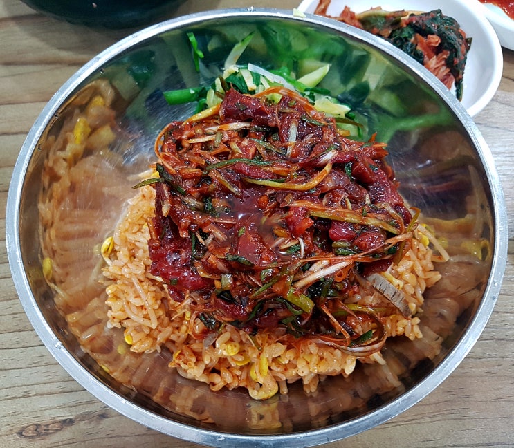  익산 황등면/황등시장 '시장비빔밥' 육회비빔밥, 선지국밥
