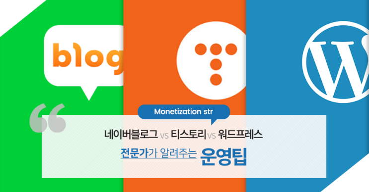  [수익화 전략] 전문가가 알려주는 네이버블로그 vs 티스토리 vs 워드프레스 등 운영팁