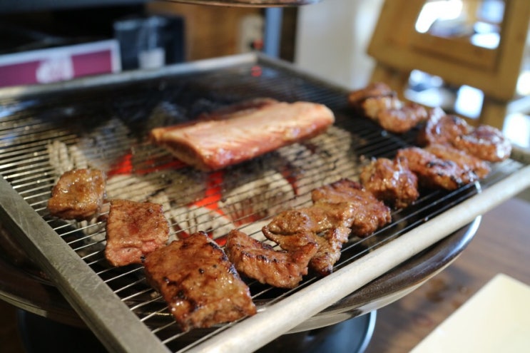  [포천 이동갈비 맛집] 깔끔한 분위기. 햄버거도 만들어 먹을수있는 이동갈비집- 갈비1987
