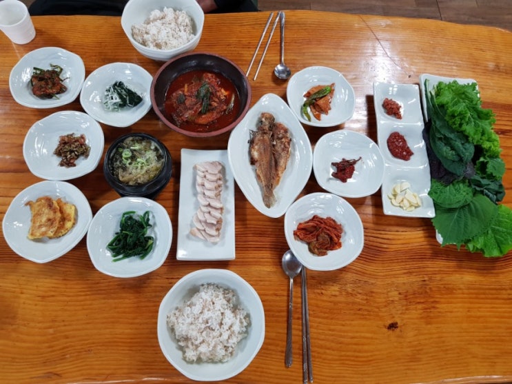  제주맛집 세화해수욕장 근처 혜자로운 쌈밥정식 천하일미