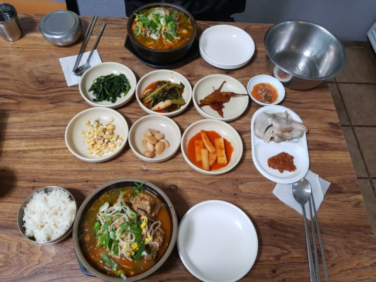  제주맛집 서귀포 뼈해장국 견우와직녀감자탕