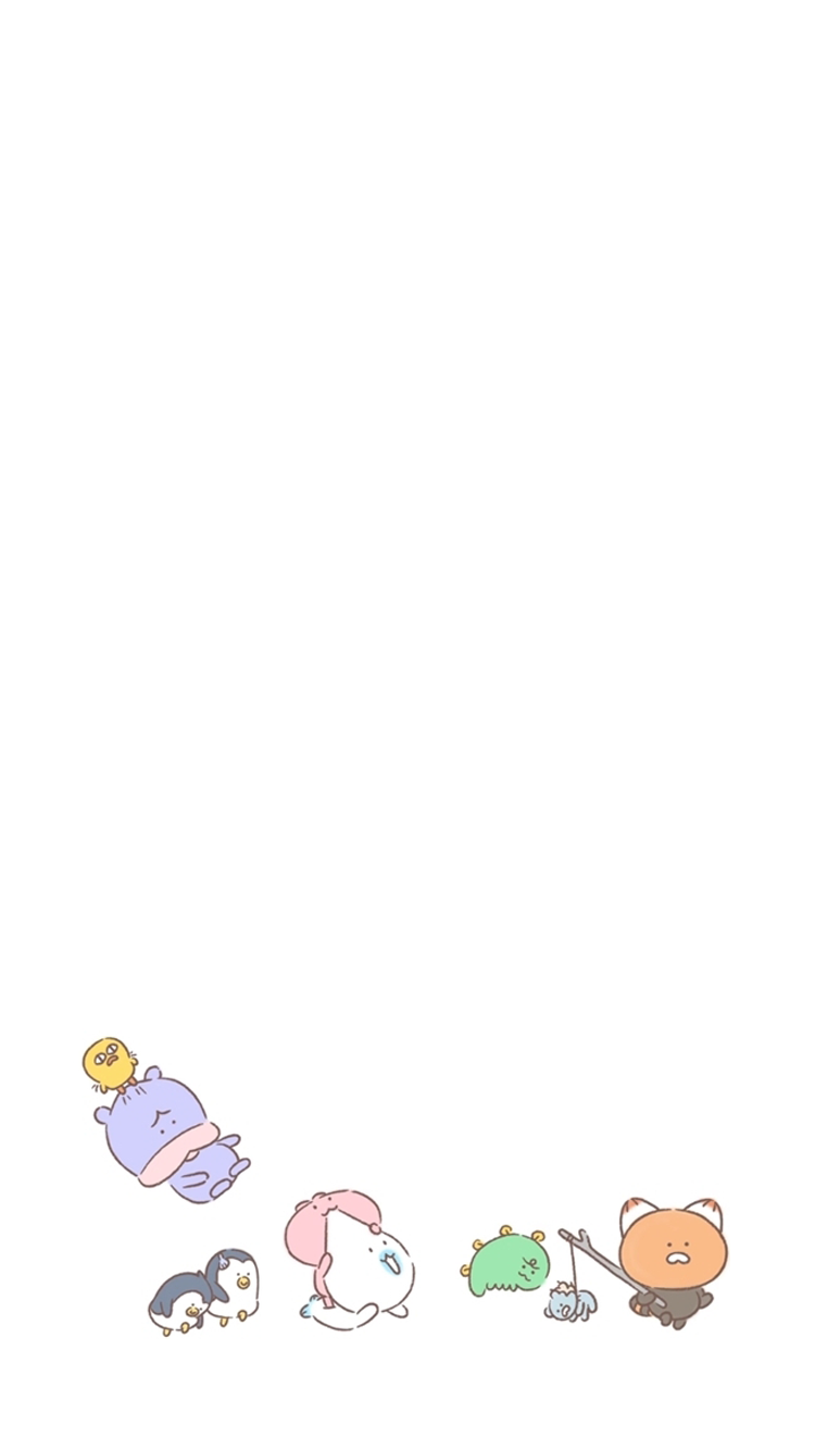 카카오 니니즈 캐릭터 심플 아이폰 배경화면 : 네이버 블로그