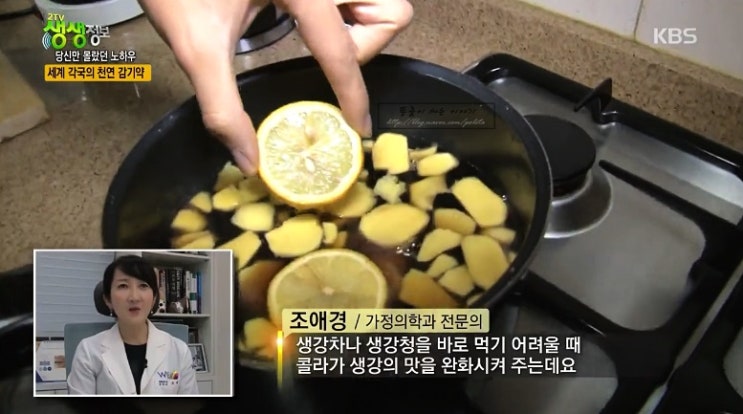  생강콜라? 중국에서 말하는 열감기에 좋은 음식(천연감기약)