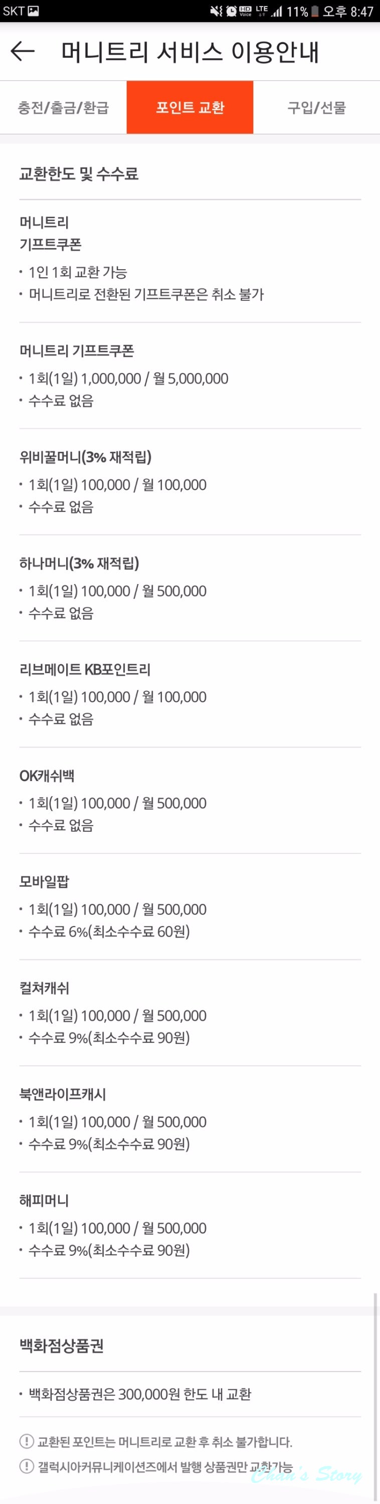 포인트 활용팁] 머니트리 포인트 총정리(사용부터 교환, 환급, 현금화까지) : 네이버 블로그