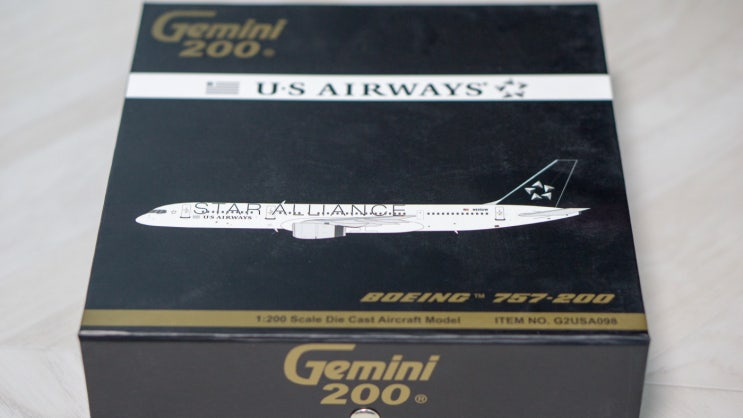 1:200 Gemini Jets B757-200 US Airways 'STAR ALLIANCE' 다이캐스트 모형