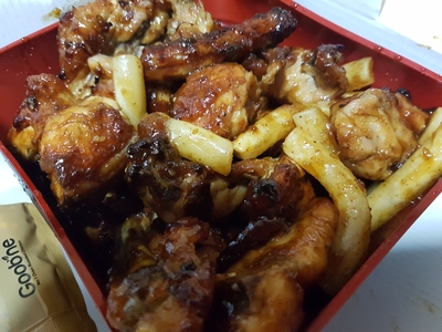  굽네 갈비천왕 짭짤한 치킨이 생각날때