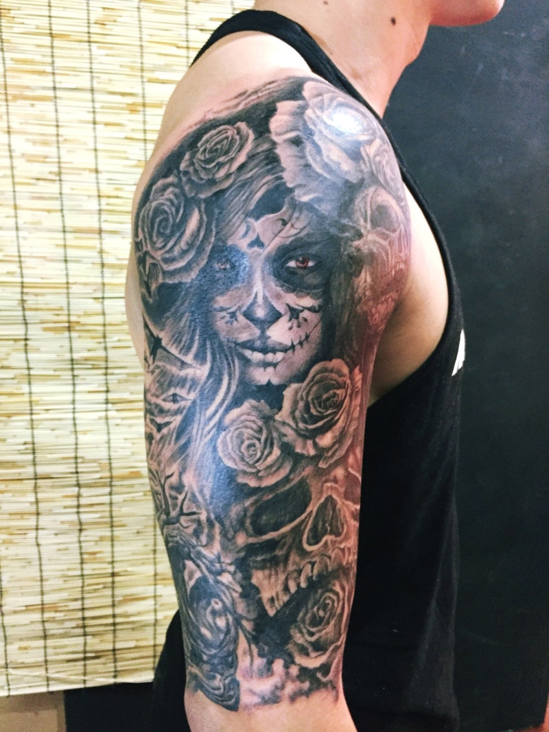 이레즈미 전신문신 | TikTok, image size:800x1067