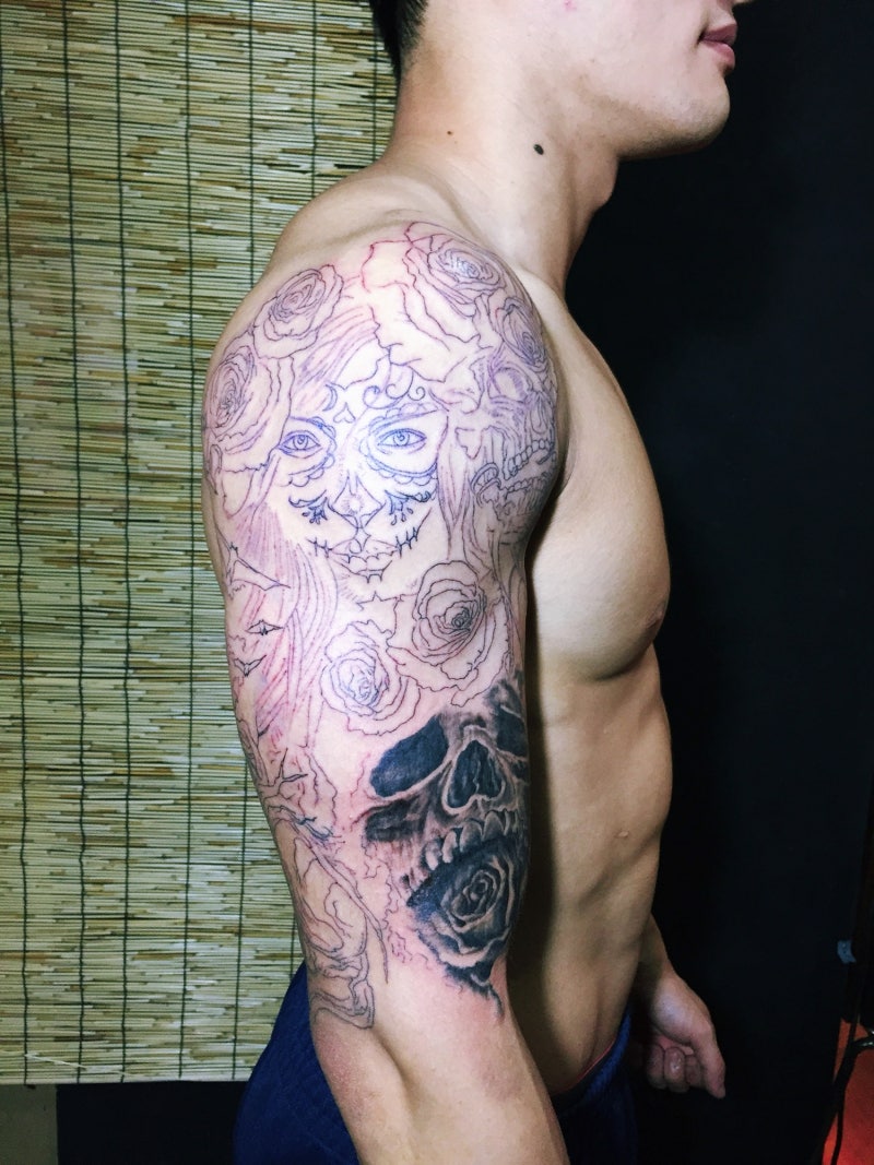 타투이스트 고운 감성타투 / 홍대타투 / 블랙앤그레이 (@goun_bng) • Instagram photos and videos, image size:800x1067