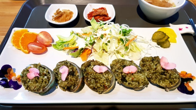  제주이야기 화산송이방향제체험&전복게우꽃밥.최고!!