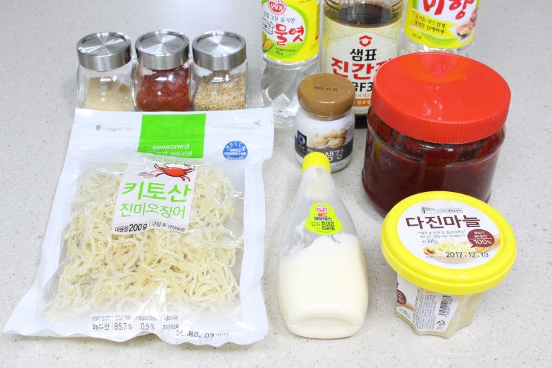 진미채볶음 핵꿀맛 레시피 왔어요 왔어!