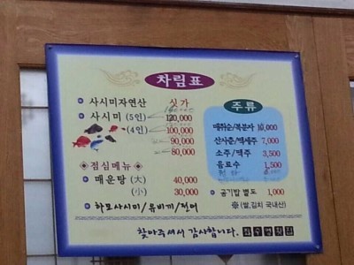  여수 맛집 좌수영횟집에가다!