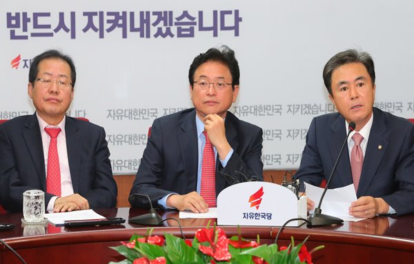  친박 김태흠, 홍준표에게 돌직구 날려