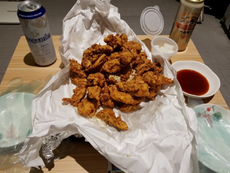  제주맛집 수요미식회에 나온 서귀포올레시장안에 있는 원조 중앙통닭 마농치킨