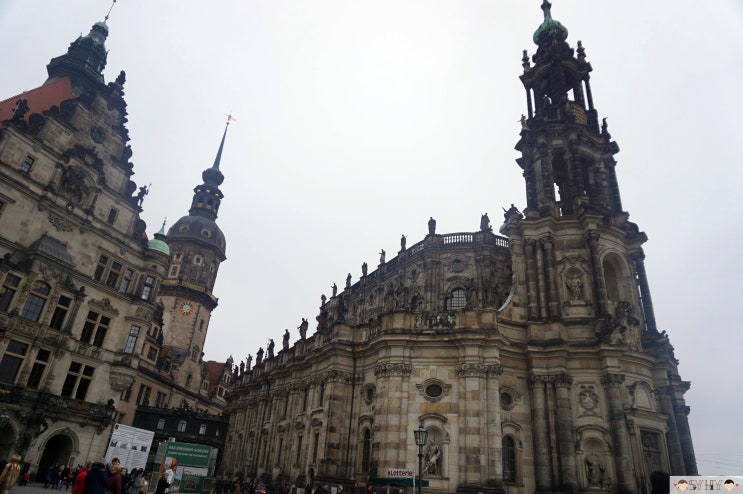 [2015 겨울] 체코 5박 7일 여행 - Day 5(독일 드레스덴 (Dresden) - 가톨릭 궁정교회/호프교회, 황금동상)